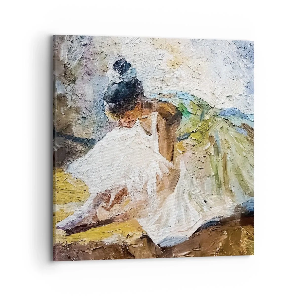 Schilderen op canvas - Naar een schilderij van Degas - 70x70 cm