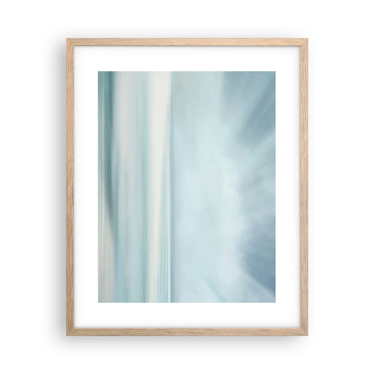 Een poster in een licht eiken lijst - Vrede tot aan de horizon - 40x50 cm