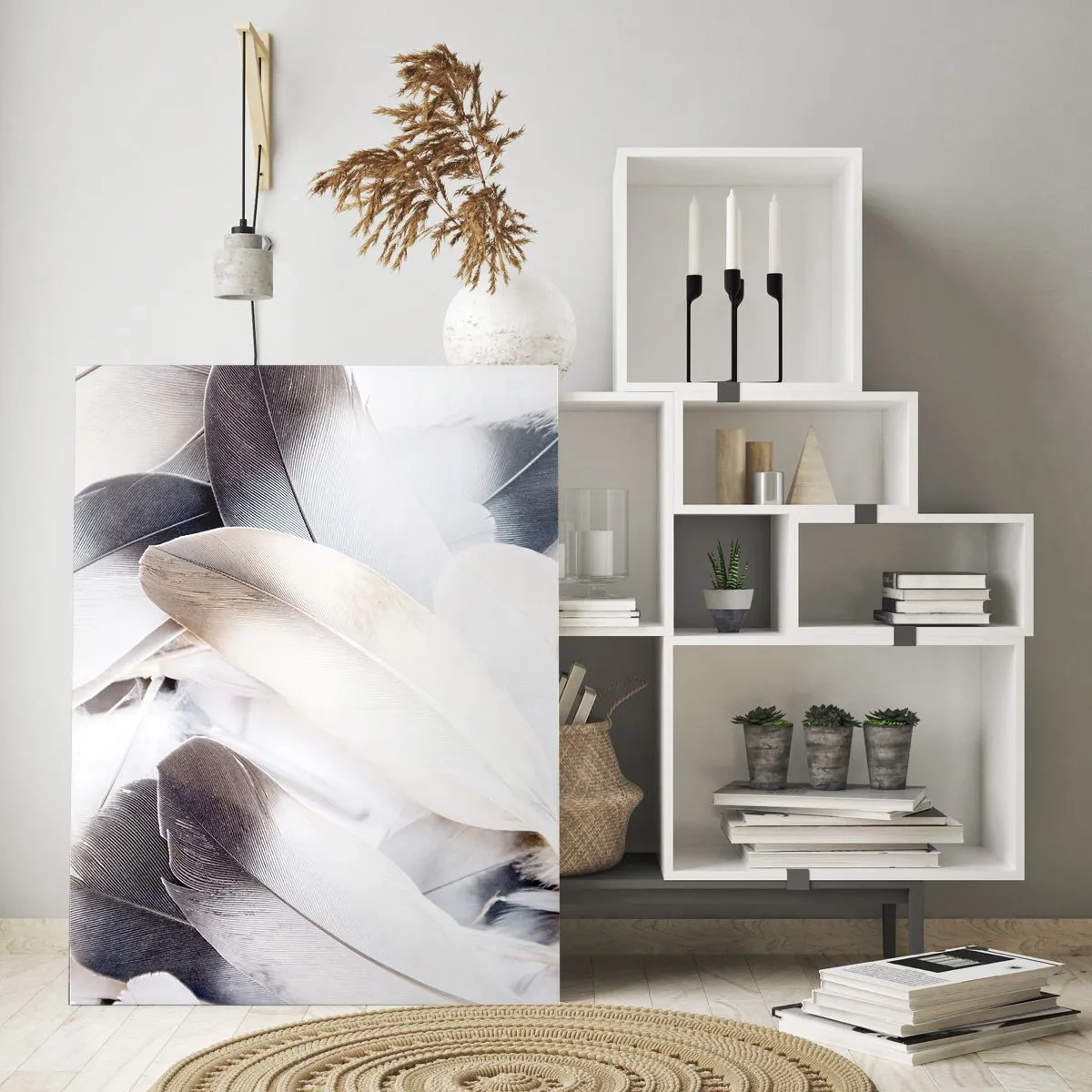 Schilderen op glas - Bijna engelachtig - 80x120 cm