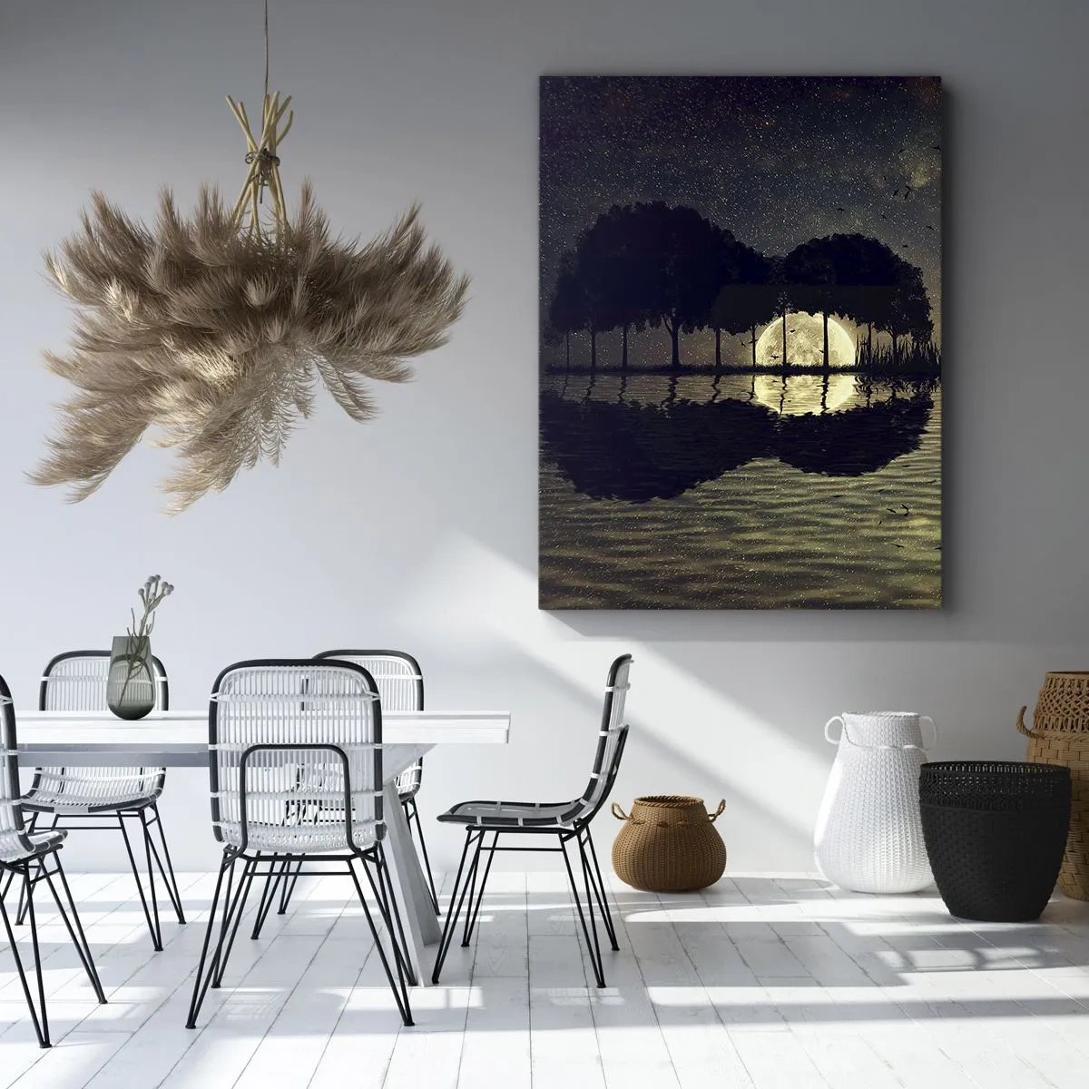 Schilderen op canvas - Nacht aan het einde van de wereld - 70x100 cm