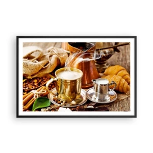 Poster in een zwarte lijst - Prettige dag! - 91x61 cm