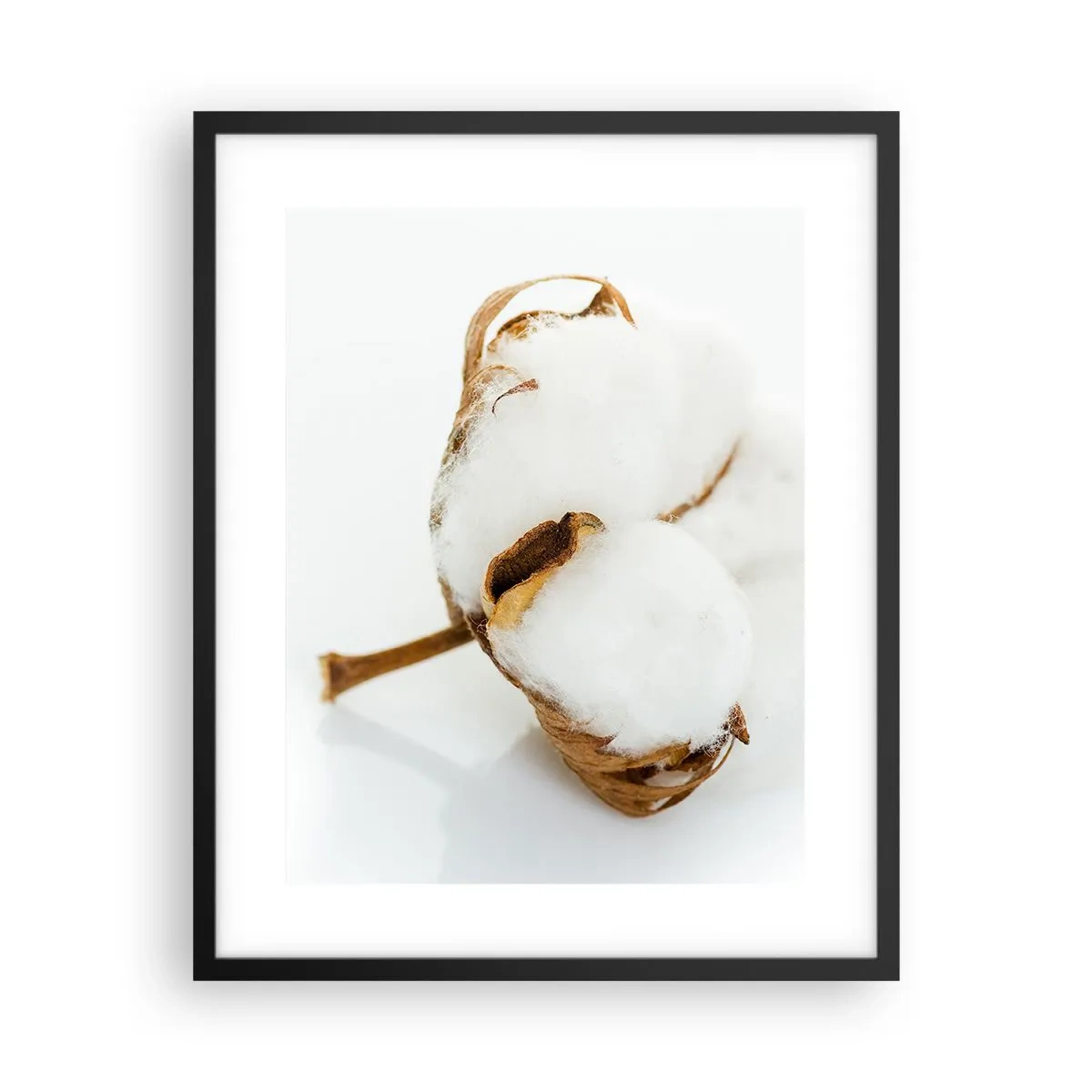 Poster in een zwarte lijst - Zacht van aard - 40x50 cm