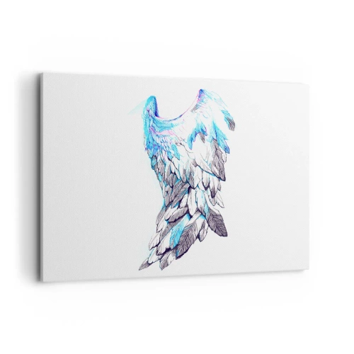 Schilderen op canvas - Ik heb vleugels nodig - 100x70 cm