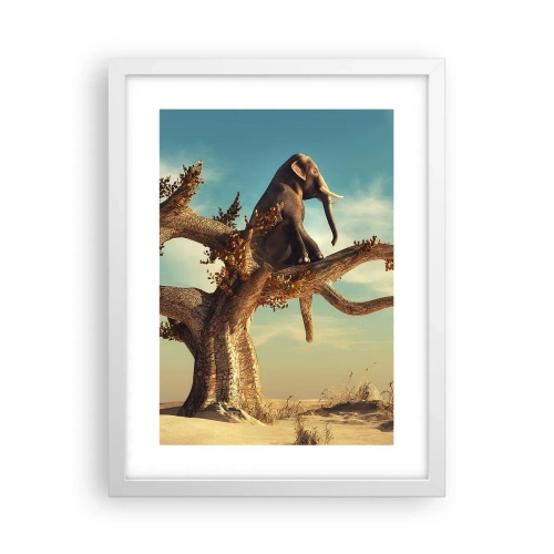 Poster in een witte lijst - Een nieuw gezichtspunt - 30x40 cm