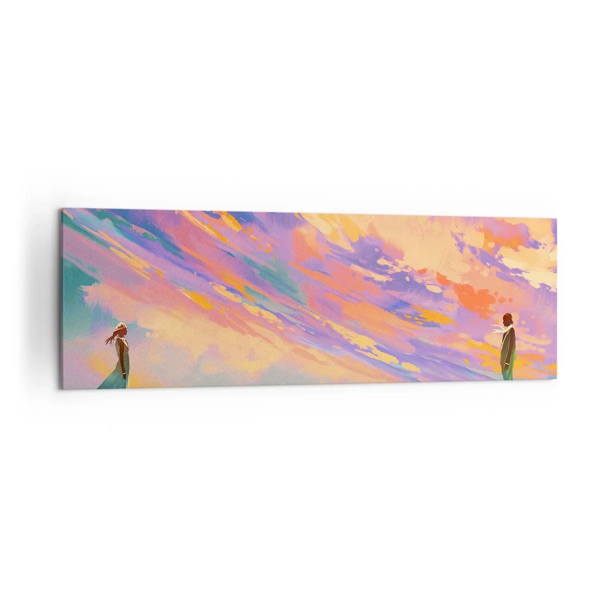 Schilderen op canvas - Aantrekkingskracht - 160x50 cm