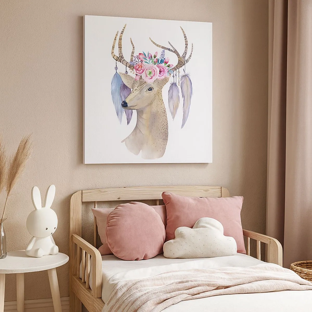 Schilderen op canvas - Zielgids - zachtaardig, onschuldig - 30x30 cm