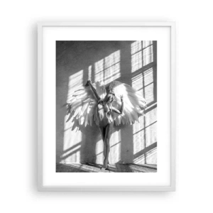 Poster in een witte lijst - Recht uit de hemel - 40x50 cm