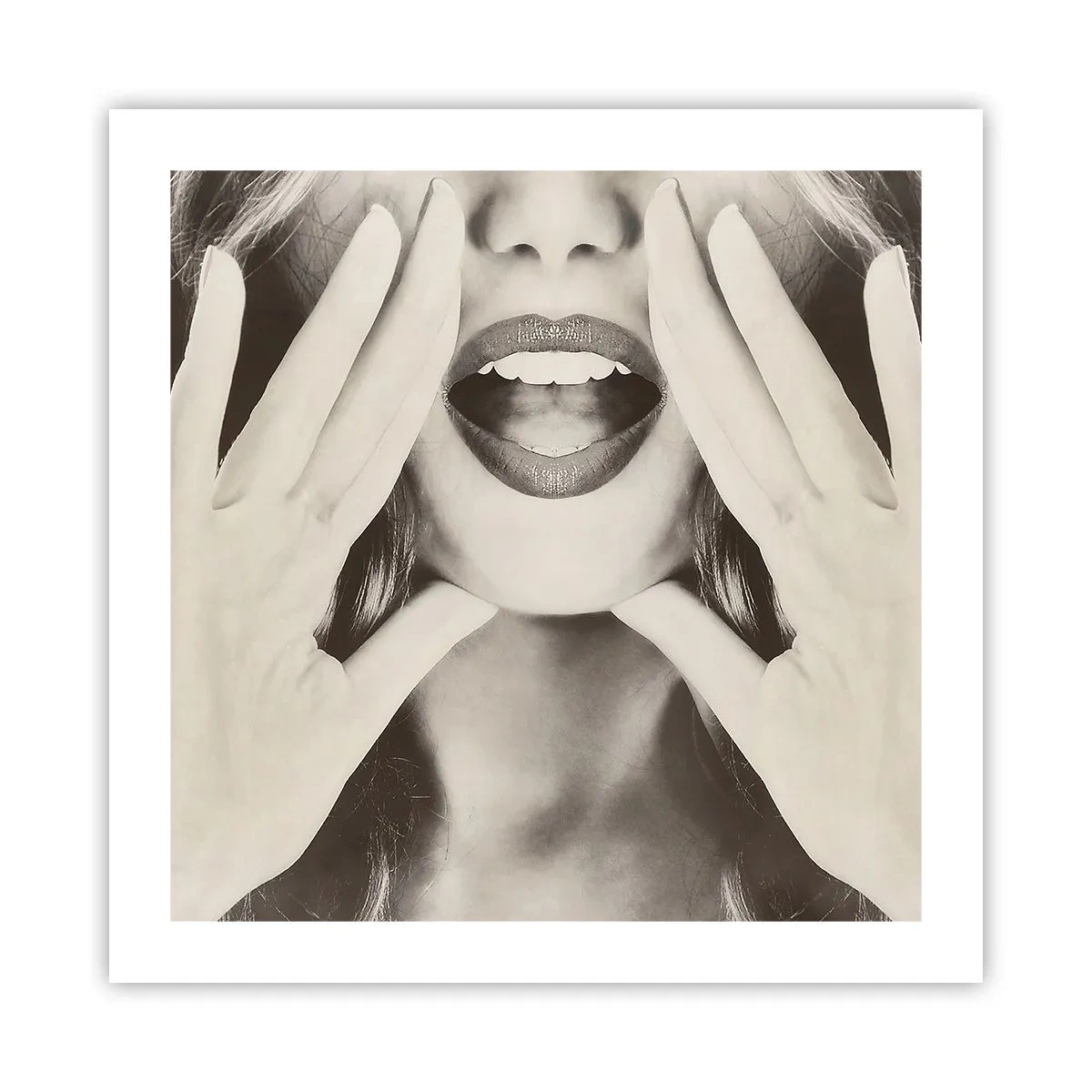 Poster - Ik kom al! - 50x50 cm