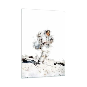 Schilderen op glas - Gezant van de Aarde - 50x70 cm