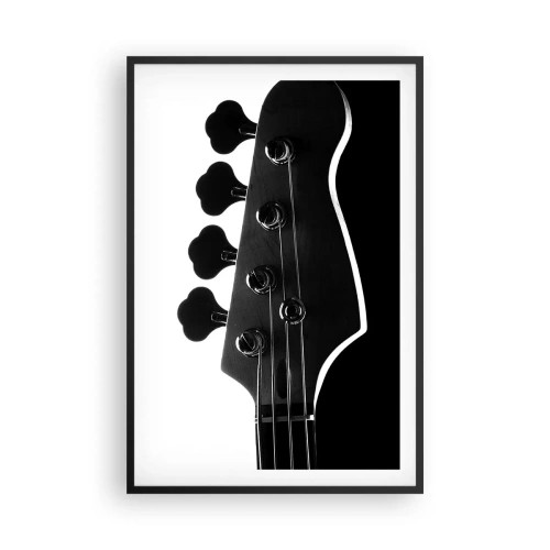 Poster in een zwarte lijst - Rock stilte - 61x91 cm