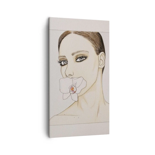 Schilderen op canvas - Een symbool van elegantie en schoonheid - 45x80 cm