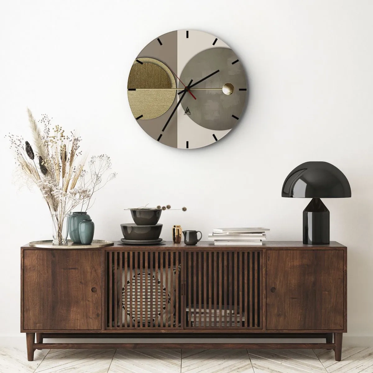 Wandklok - Klok - Perfecte balans - 40x40 cm