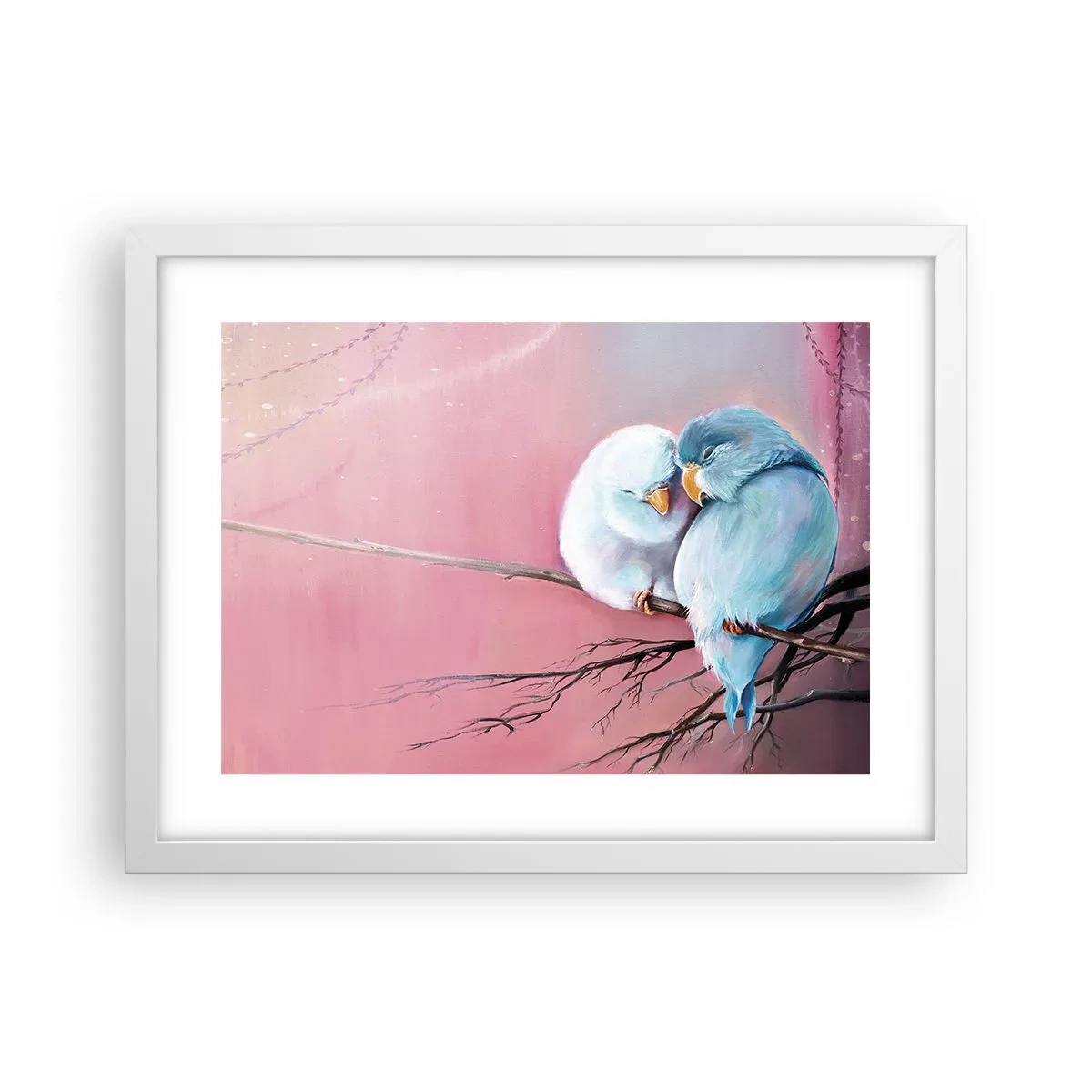 Poster in een witte lijst - Wat kan ik hier toevoegen? ... - 40x30 cm