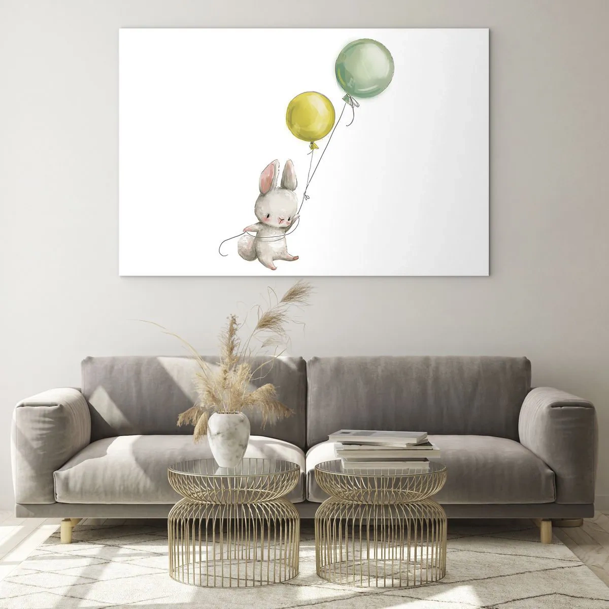 Schilderen op glas - Ik ga ook vliegen! - 100x70 cm