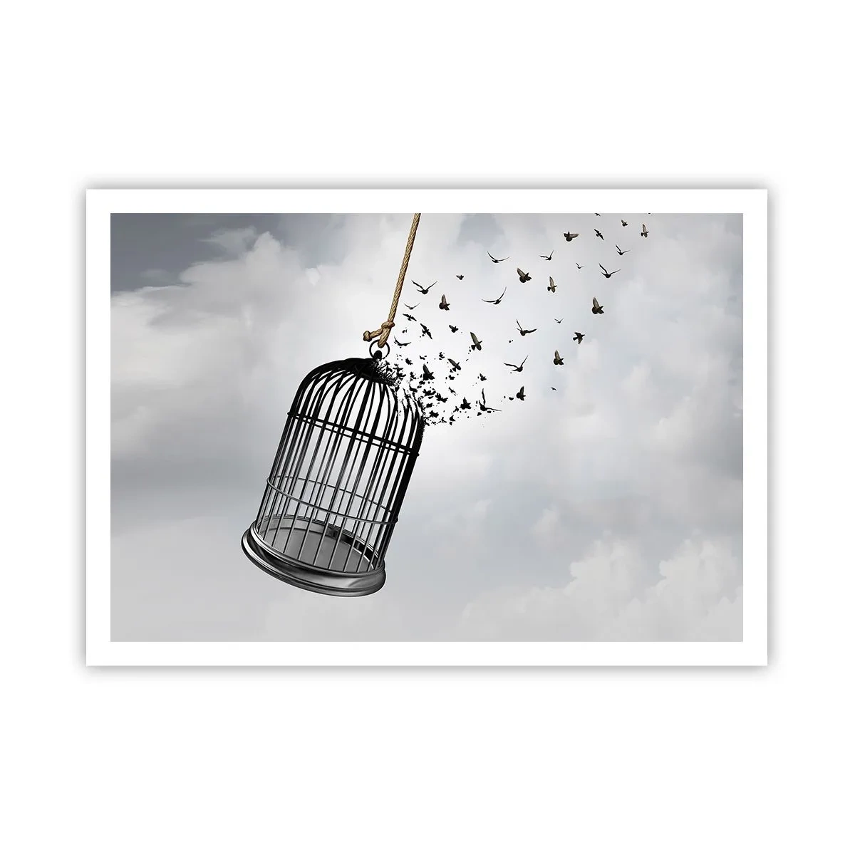 Poster - Geloof ... Hoop ... Vrijheid! - 100x70 cm
