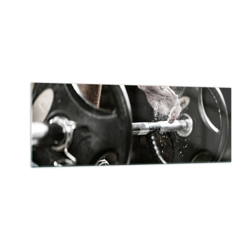 Schilderen op glas - Uitdaging aanvaard! - 140x50 cm