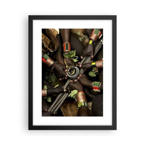 Poster in een zwarte lijst - Wij zijn samen - 30x40 cm