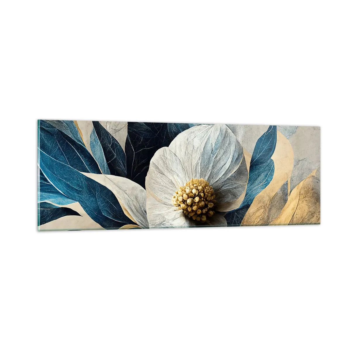 Schilderen op glas - Hij heeft een hart van goud - 90x30 cm