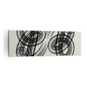 Schilderen op canvas - Het kwam er spontaan uit - 160x50 cm