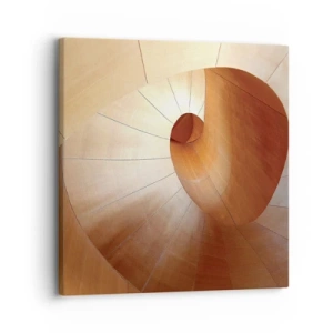 Schilderen op canvas - Architecturale serpentijn - 30x30 cm