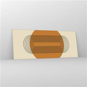 Schilderen op glas - Perfect plan - 100x40 cm