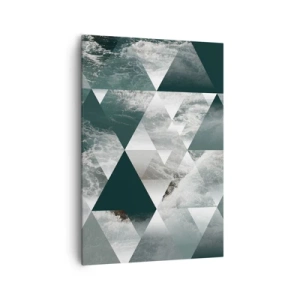 Schilderen op canvas - Kristal perspectief - 70x100 cm