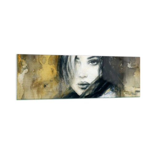 Schilderen op glas - onschuldiger of sensueler? - 160x50 cm