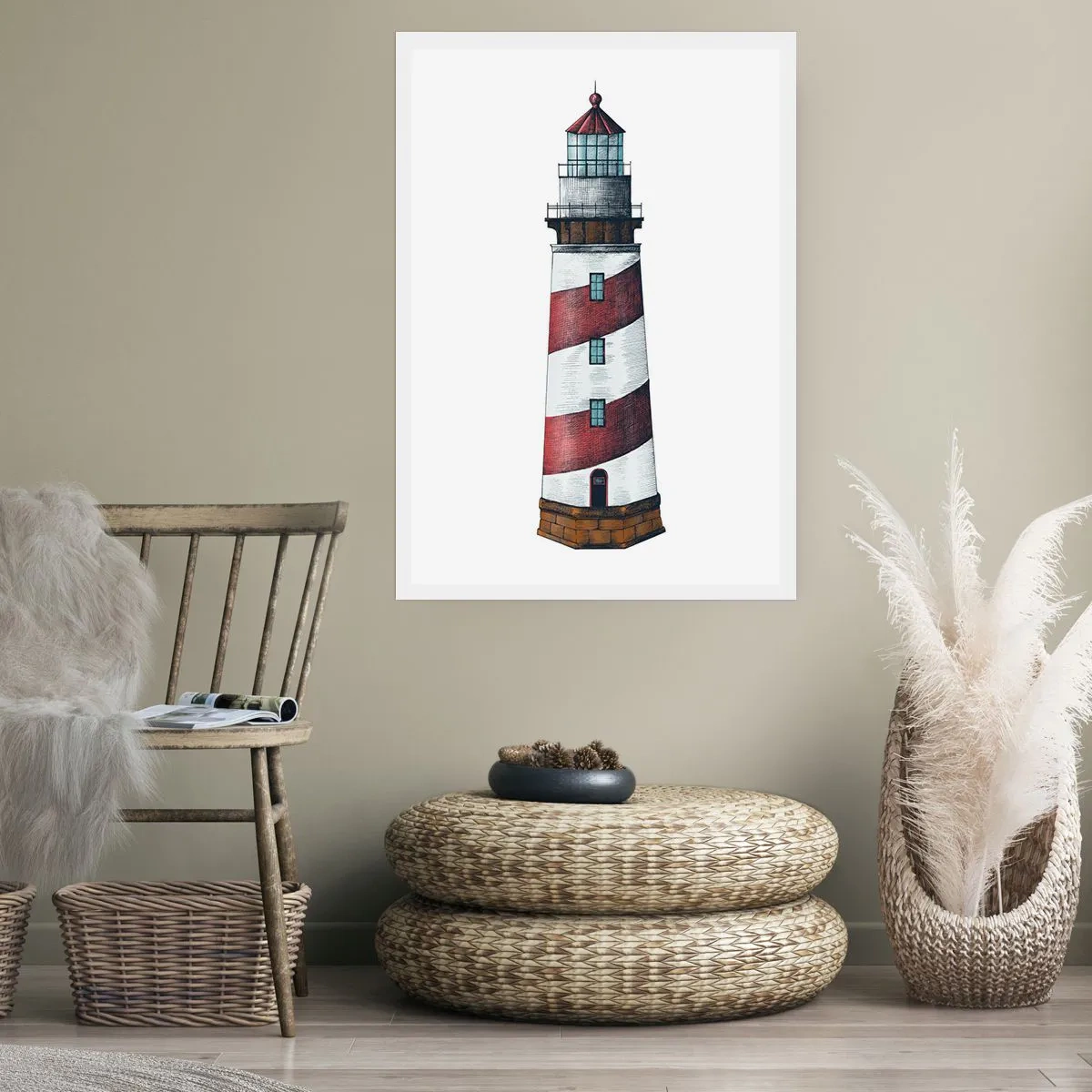 Poster - Altijd op zijn hoede - 40x50 cm