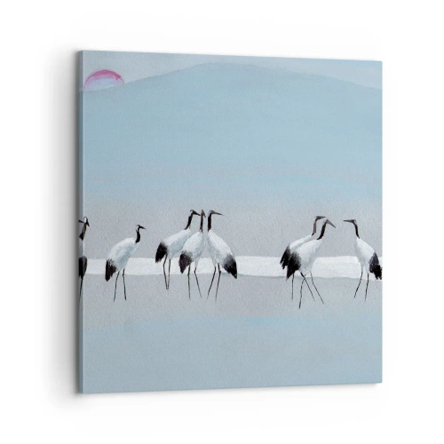 Schilderen op canvas - Na een warme dag - 60x60 cm