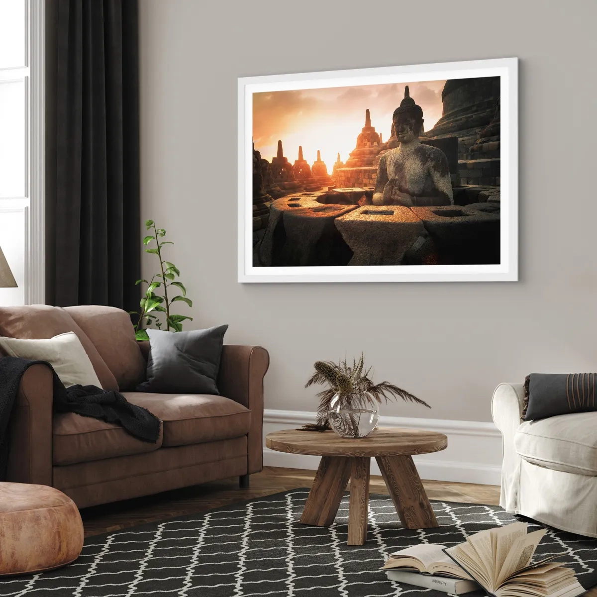 Poster in een witte lijst - Weer van grote wijsheid - 40x30 cm