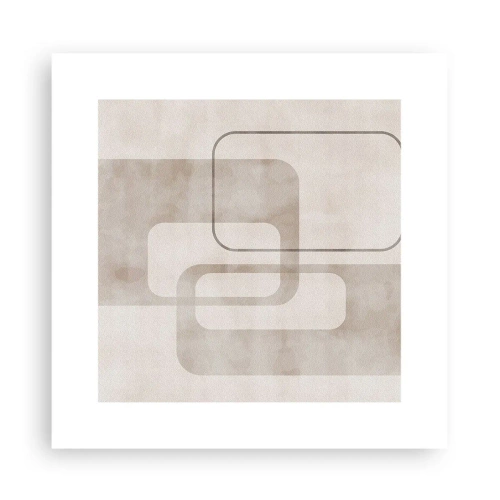 Poster - Geometrische voeg - 30x30 cm