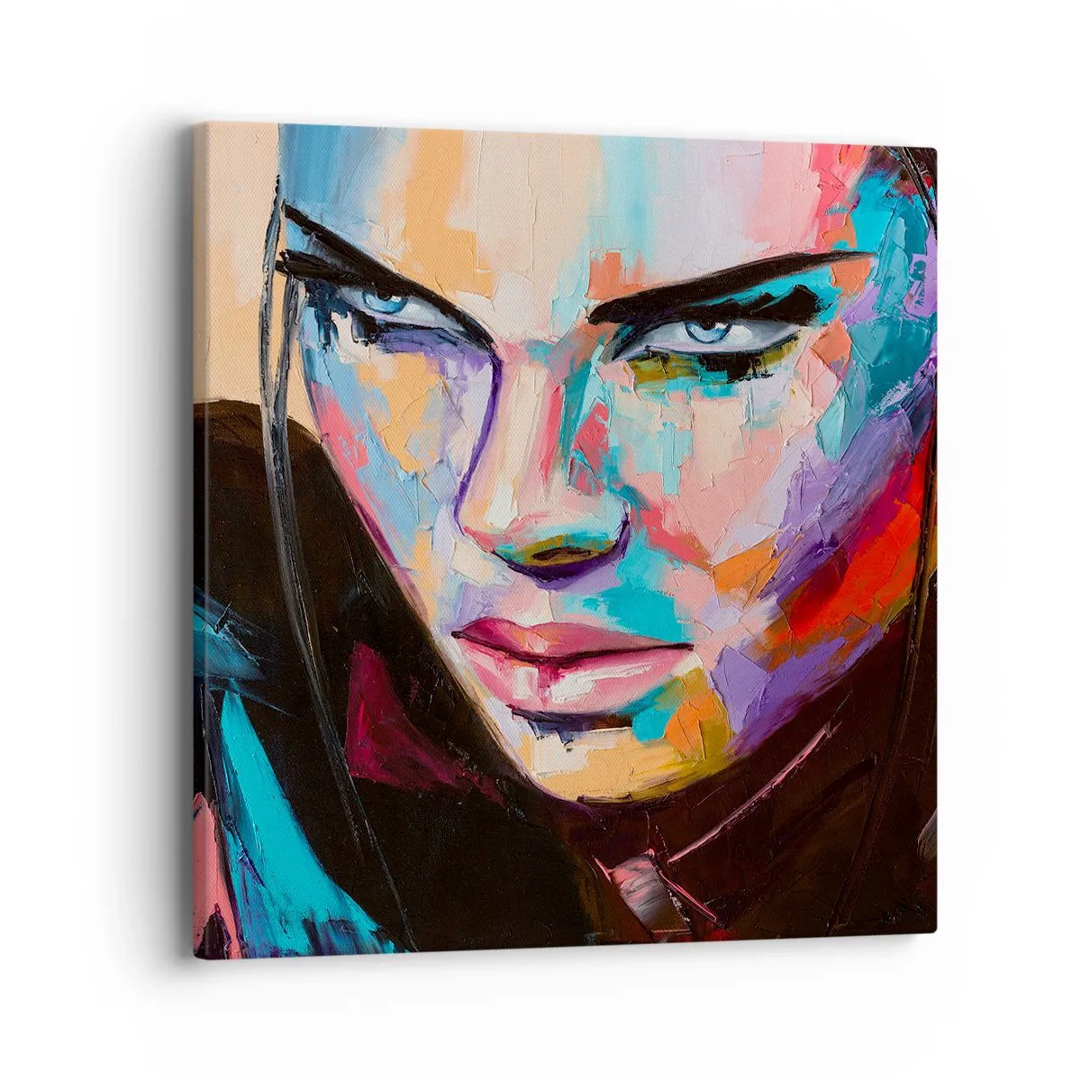 Schilderen op canvas - Wildheid in het hart - 40x40 cm