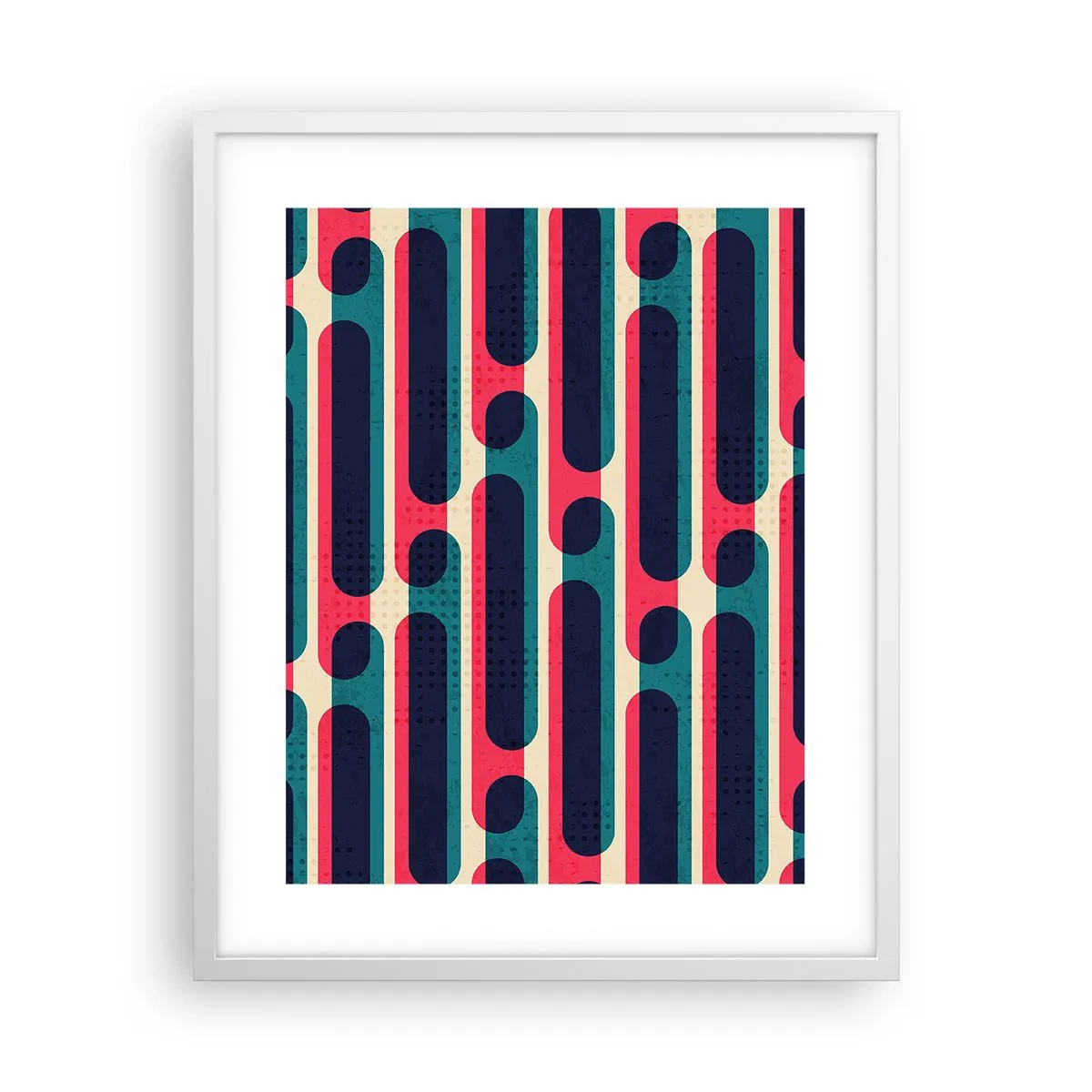 Poster in een witte lijst - In de diepte en vooruit - 40x50 cm