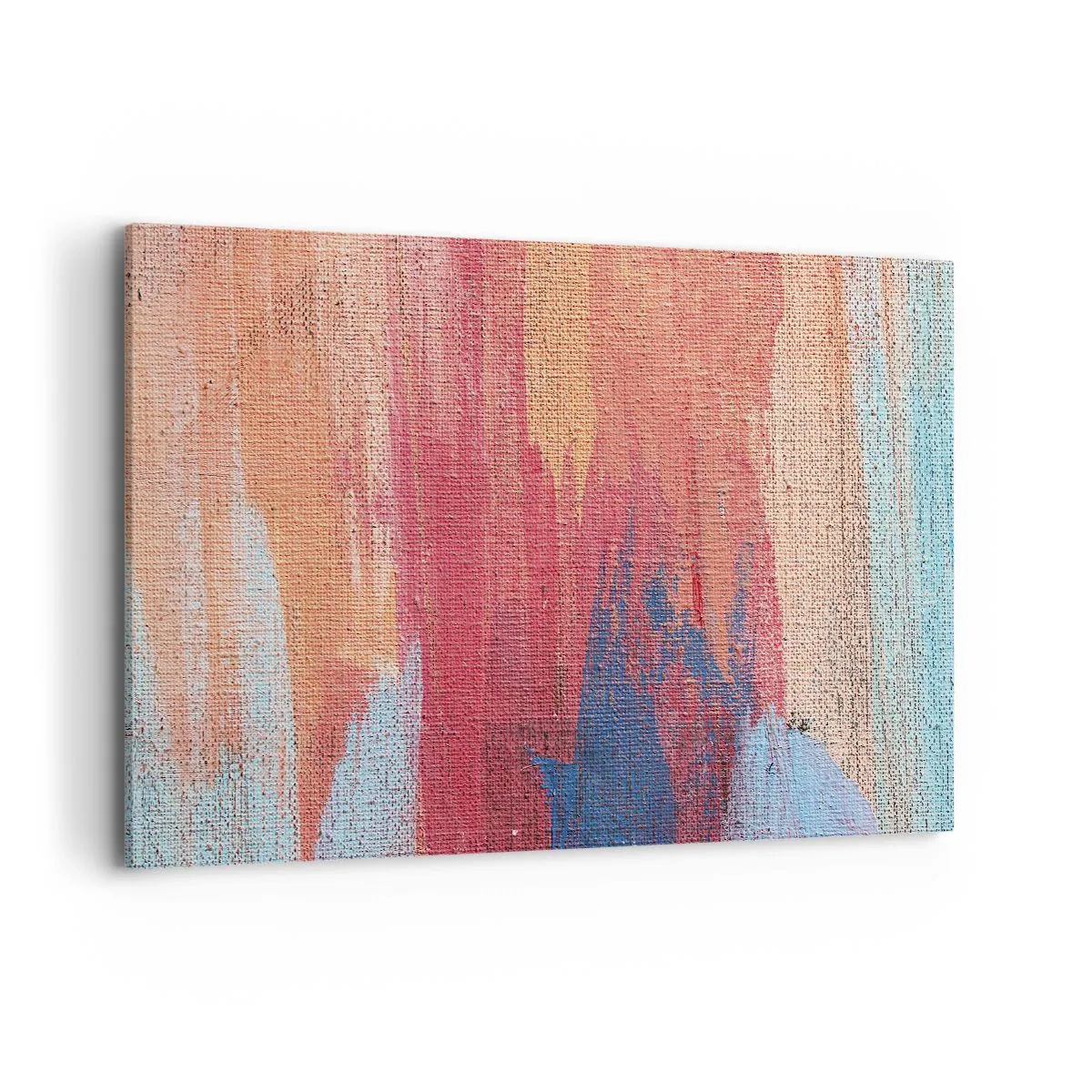 Schilderen op canvas - Ren door de regenboog - 100x70 cm