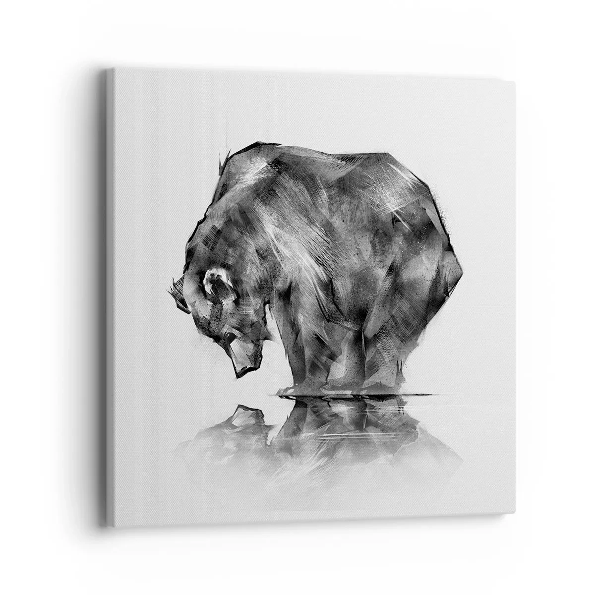 Schilderen op canvas - Leuk om een geliefde persoon te zien - 40x40 cm