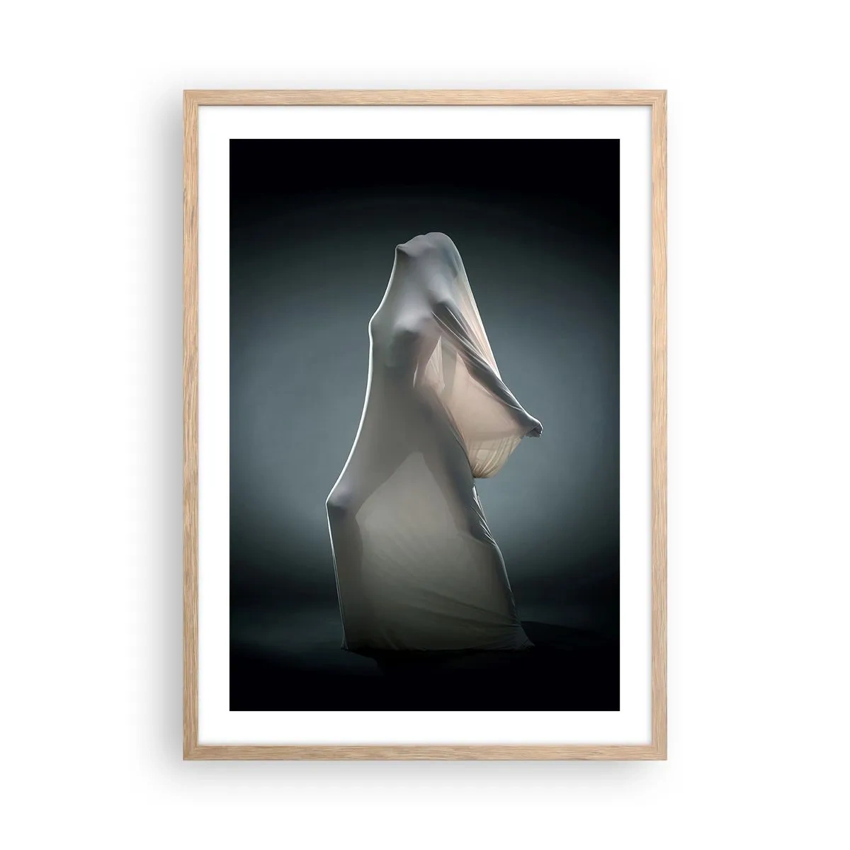 Een poster in een licht eiken lijst - Verborgen verlangens - 50x70 cm