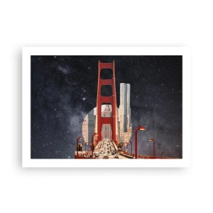 Poster - Altijd in het centrum - 70x50 cm