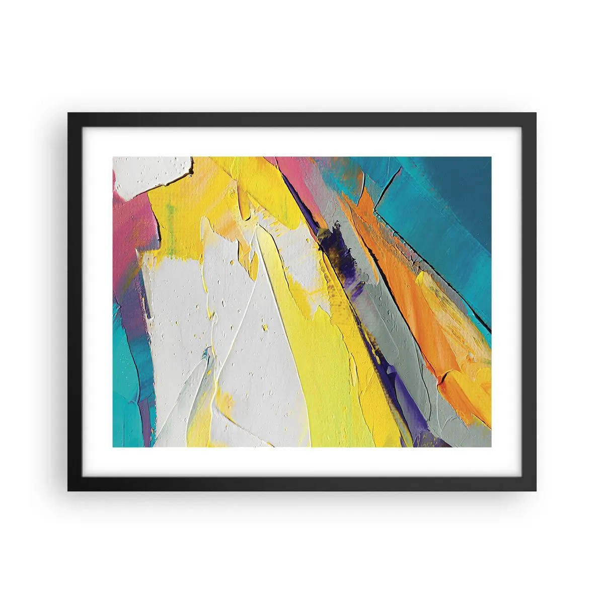 Poster in een zwarte lijst - De anatomie van licht - 50x40 cm