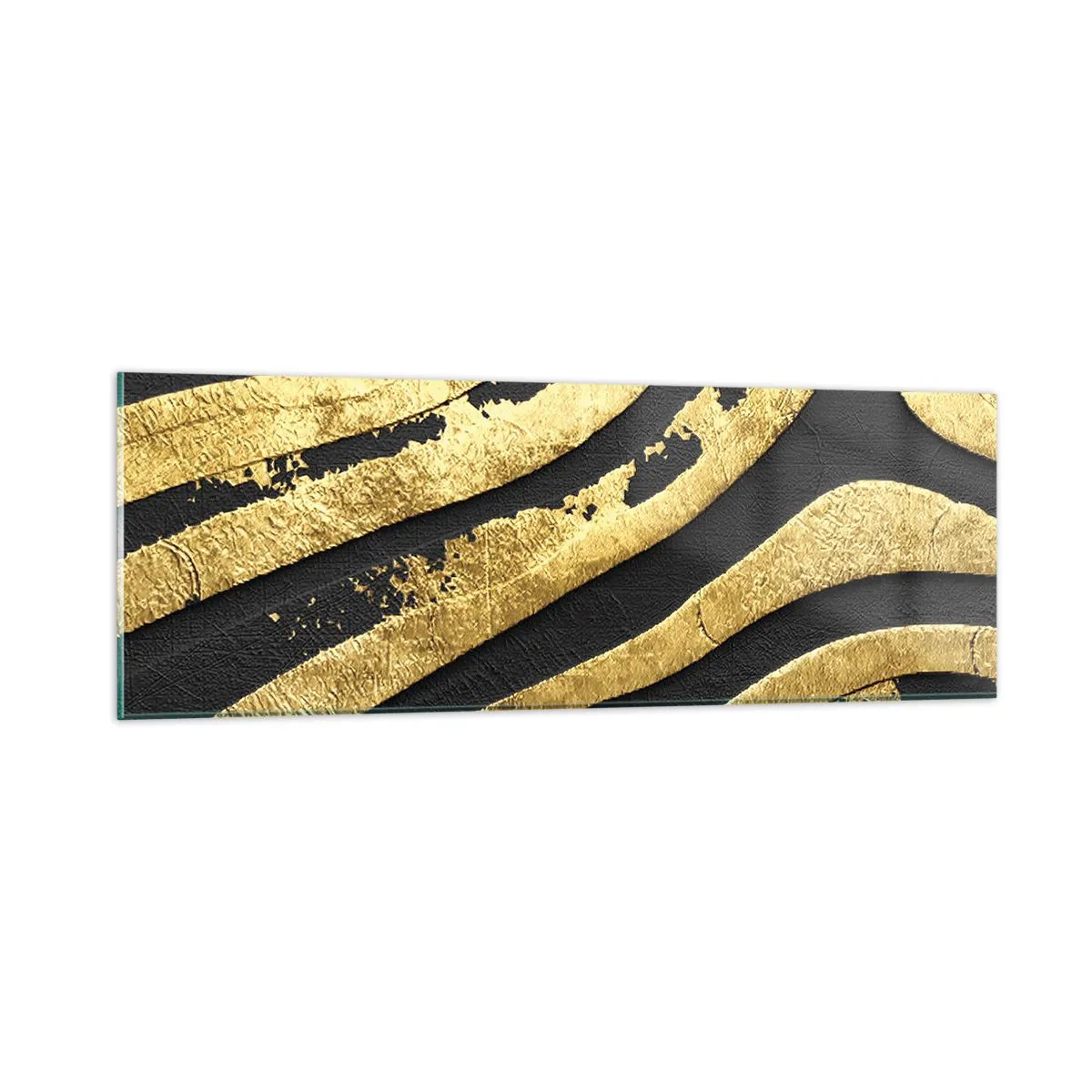Schilderen op glas - Alles vloeit - 90x30 cm
