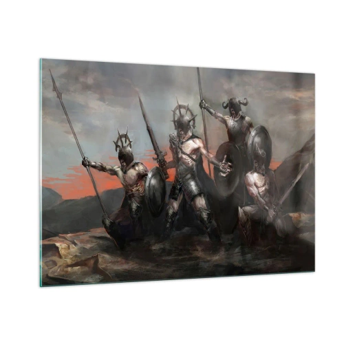 Schilderen op glas - Met of op een schild - 100x70 cm