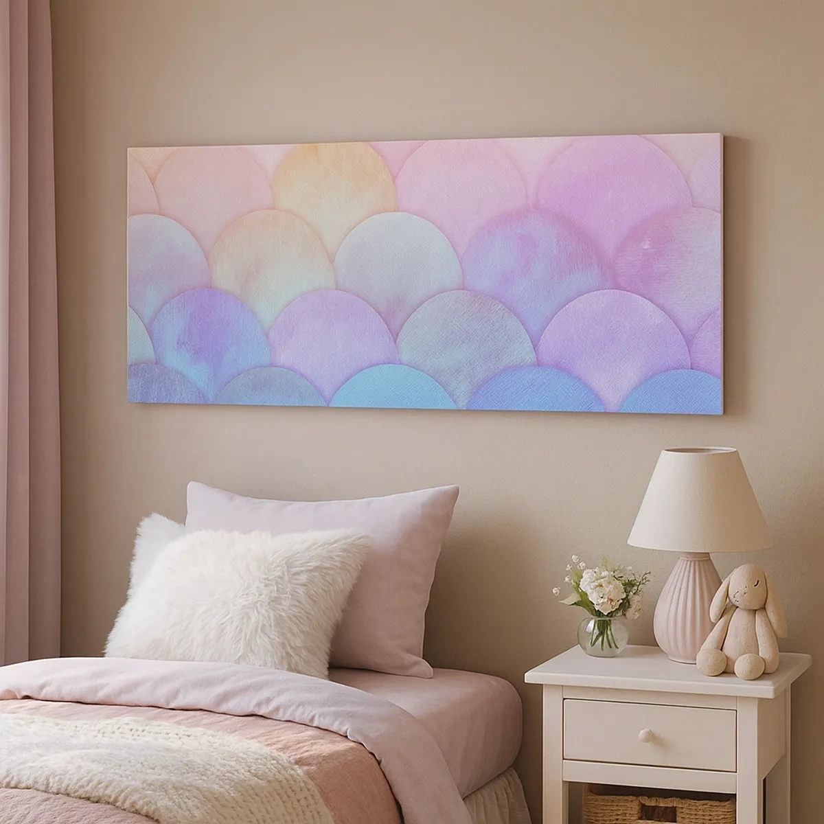 Schilderen op canvas - Parel schaal - 30x30 cm