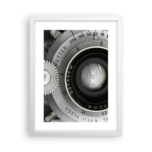 Poster in een witte lijst - Een verhaal over Hollywood - 30x40 cm