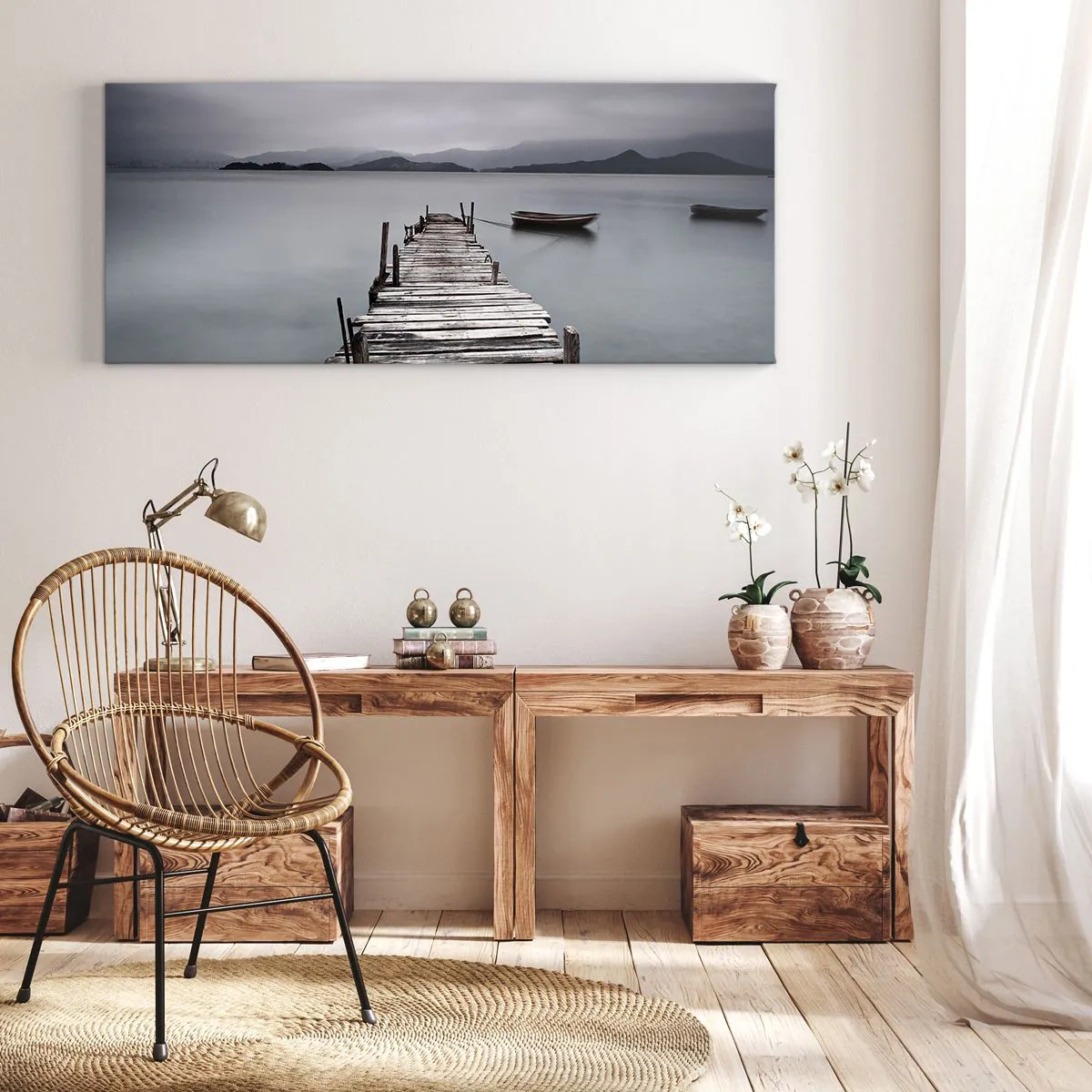 Schilderen op canvas - Je kunt morgen gaan - 160x50 cm