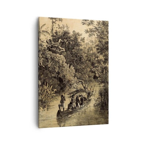 Schilderen op canvas - Expeditie naar de bron - 50x70 cm