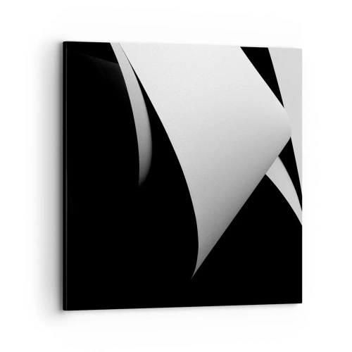 Schilderen op canvas - Lichtvlakken uit de diepten van de schaduw - 70x70 cm