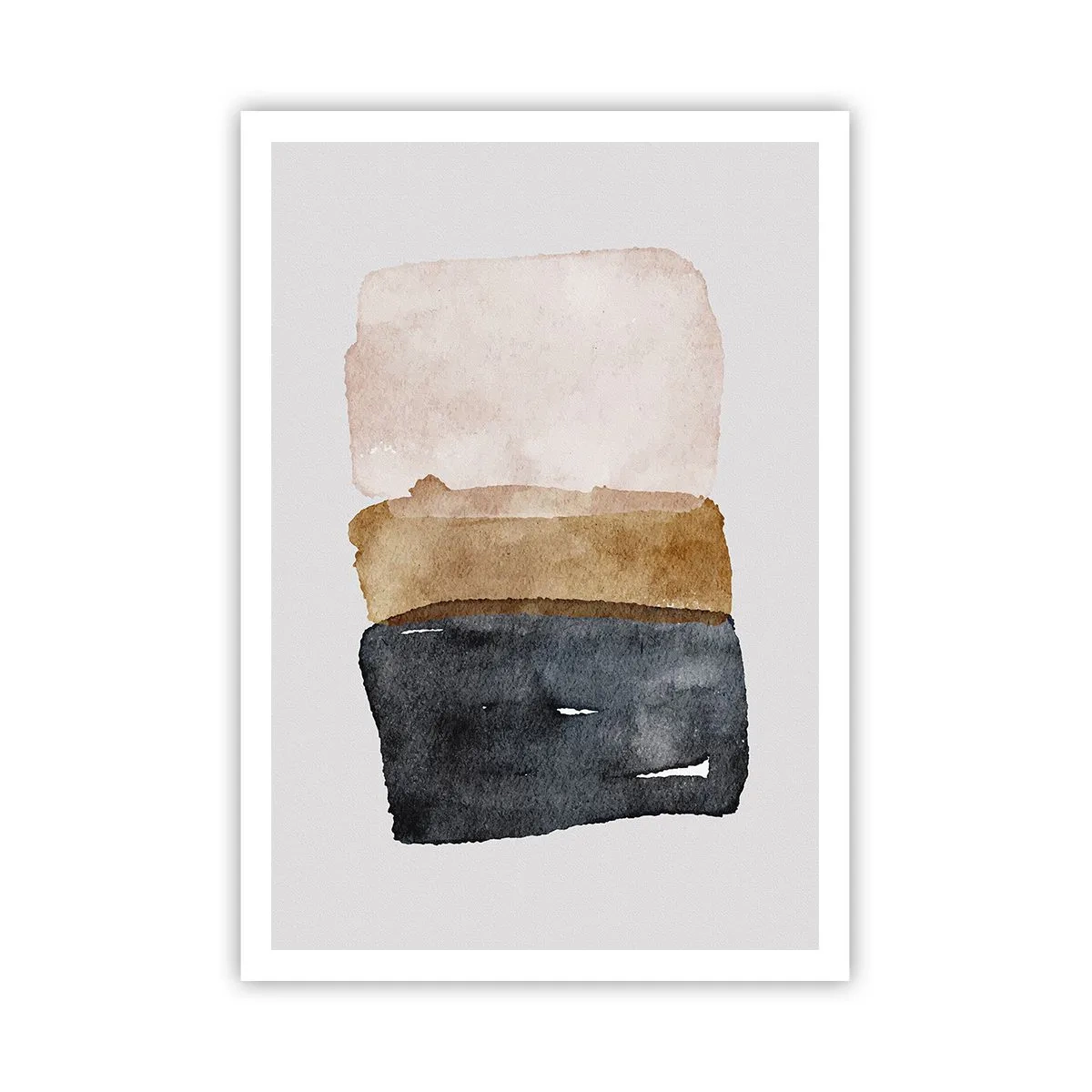 Poster - De samenstelling van de kleuren van de aarde - 70x100 cm