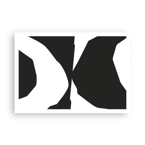 Poster - Positief – negatief - 100x70 cm