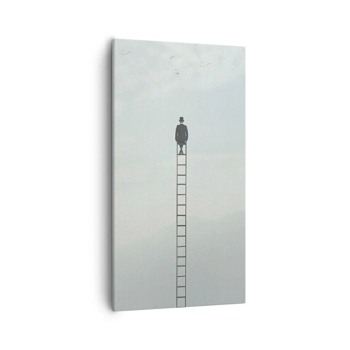 Schilderen op canvas - Stap verder op! - 55x100 cm
