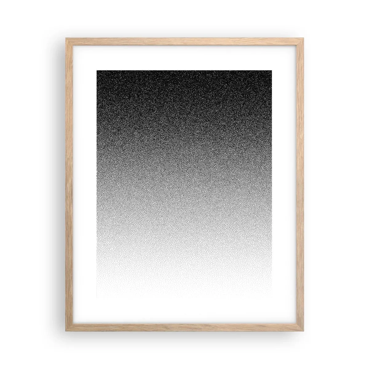 Een poster in een licht eiken lijst - Naar het licht - 40x50 cm