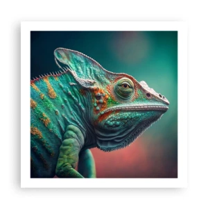 Poster - Jij ziet mij? Niet goed… - 60x60 cm